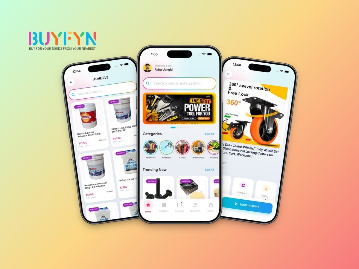Buyfyn — B2B marketplace app