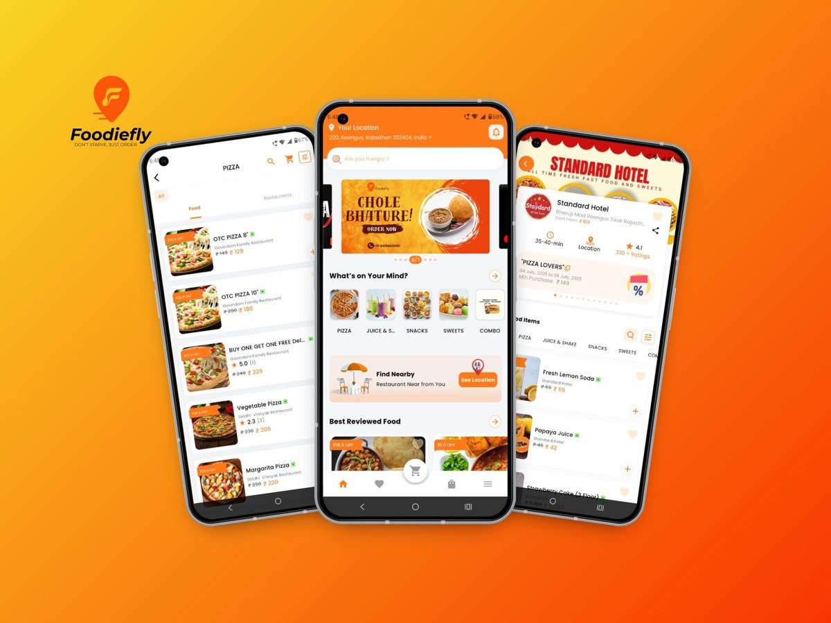 Foodiefly — food delivery app