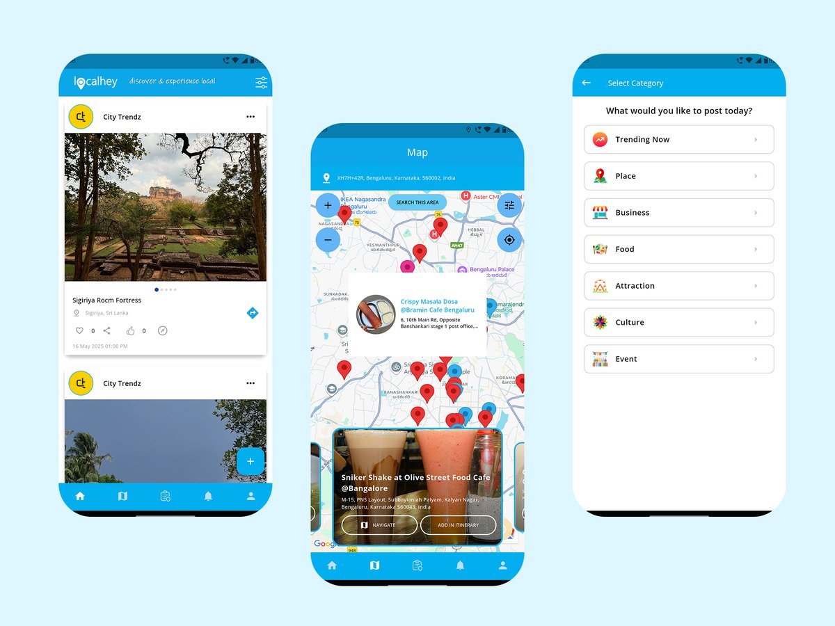 Localhey — local discovery app