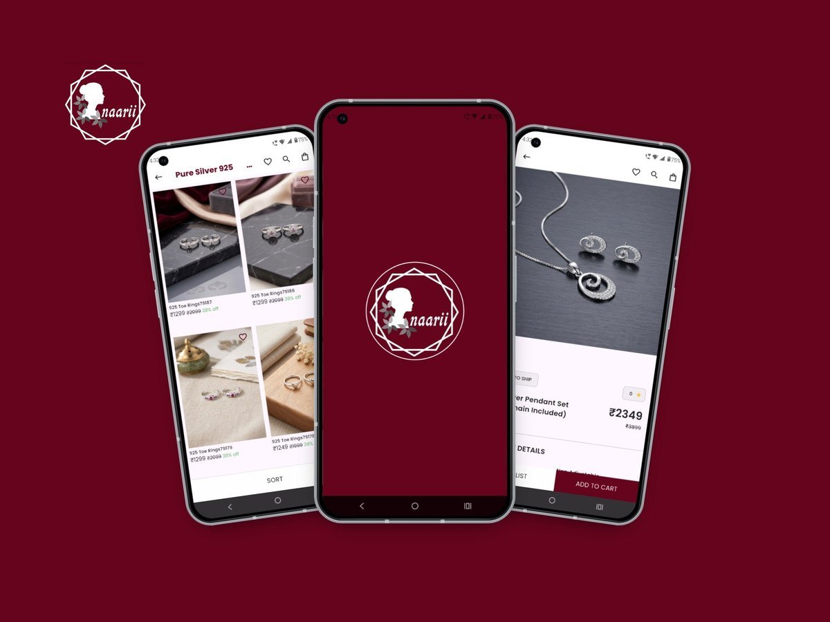 Naarii Jewels — jewellery e-commerce app